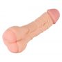 Masturbator Nature Skin 2w1 przedłużka penisa TPE 21 cm - 7