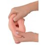 Masturbator Nature Skin 2w1 przedłużka penisa TPE 21 cm - 17