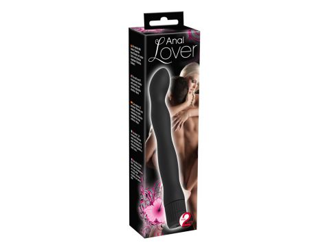 Wibrator analny falisty You2Toys czarny 18 cm na baterie