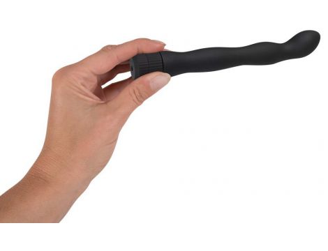 Wibrator analny falisty You2Toys czarny 18 cm na baterie - 10