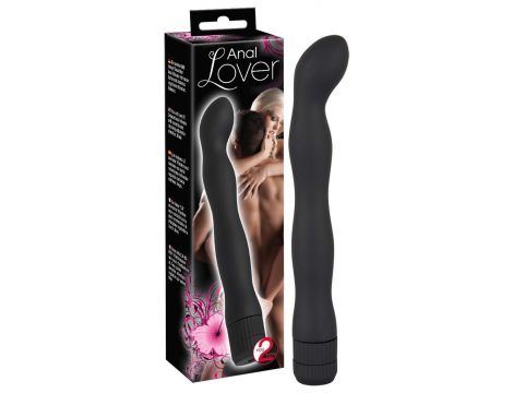 Wibrator analny falisty You2Toys czarny 18 cm na baterie - 11