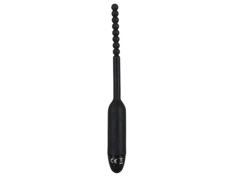 Wibrujący dilator Pearl You2Toys czarny silikonowy 19 cm - 6