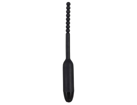 Wibrujący dilator Pearl You2Toys czarny silikonowy 19 cm - 3