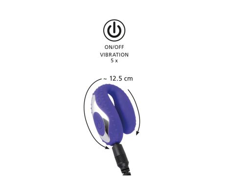 Wibrator doustny You2Toys Blow Job Vibe fioletowy 12,5 cm - 15