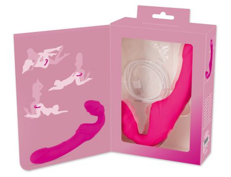 Strap-on wibrujący bez uprzęży You2Toys silikonowy USB 22 cm - 16