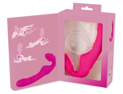 Strap-on wibrujący bez uprzęży You2Toys silikonowy USB 22 cm - 17