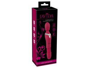Wibrator Javida rozgrzewający z pchnięciami 27 cm USB