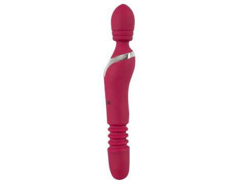Wibrator Javida rozgrzewający z pchnięciami 27 cm USB - 7