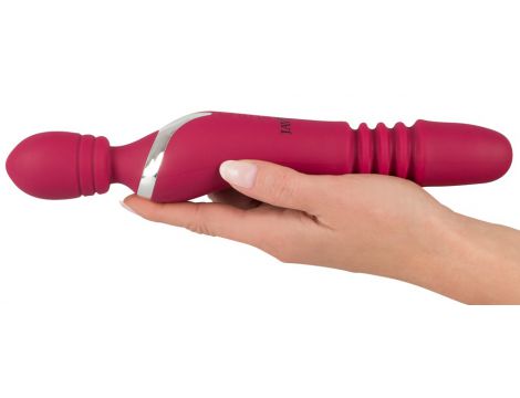 Wibrator Javida rozgrzewający z pchnięciami 27 cm USB - 9