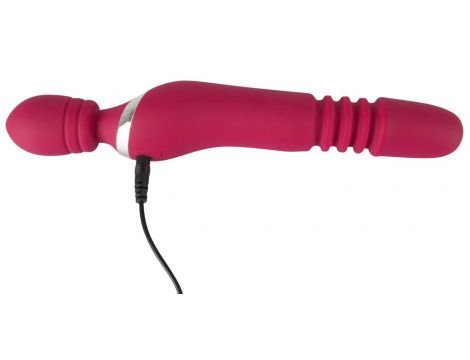 Wibrator Javida rozgrzewający z pchnięciami 27 cm USB - 13