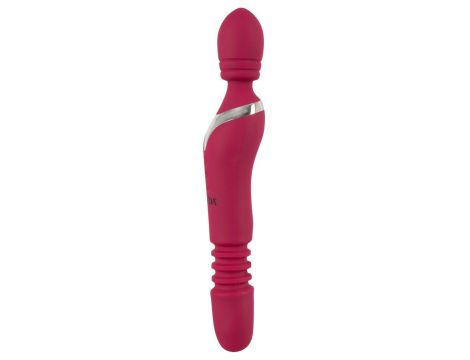 Wibrator Javida rozgrzewający z pchnięciami 27 cm USB - 10