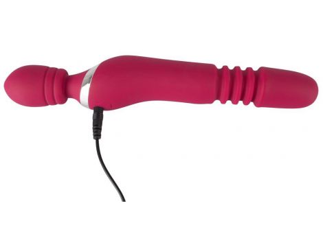 Wibrator Javida rozgrzewający z pchnięciami 27 cm USB - 16