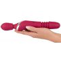 Wibrator Javida rozgrzewający z pchnięciami 27 cm USB - 10