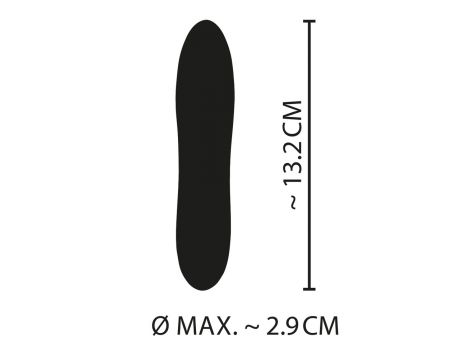 Mini wibrator Cuties żółty USB 13 cm - 11