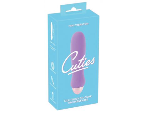 Mini wibrator Cuties fioletowy USB 12,5 cm - 2