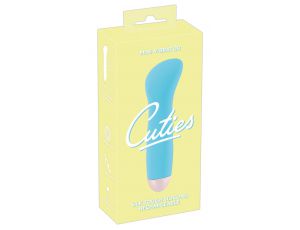 Mini wibrator Cuties niebieski USB 12,9 cm