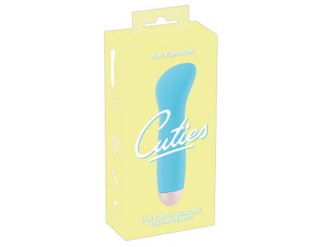 Mini wibrator Cuties niebieski USB 12,9 cm