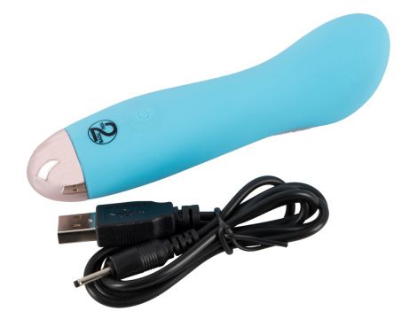 Mini wibrator Cuties niebieski USB 12,9 cm - 9