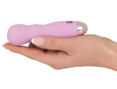 Mini wibrator Cuties różowy silikonowy USB 12 cm - 5