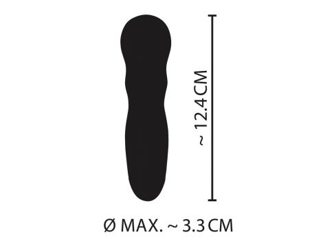 Mini wibrator Cuties różowy silikonowy USB 12 cm - 13