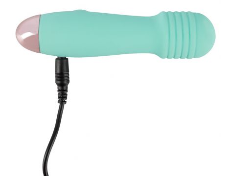 Mini wibrator silikonowy Cuties zielony USB 12,5 cm - 10