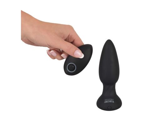 Korek analny rotacyjny Black Velvets pilot USB 14 cm - 8