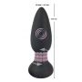 Korek analny rotacyjny Black Velvets pilot USB 14 cm - 10