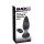 Korek analny rotacyjny Black Velvets pilot USB 14 cm