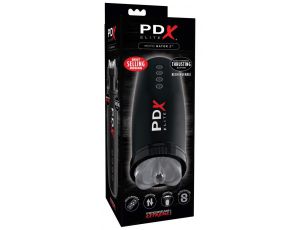 Masturbator PDX Elite Motobator 2 wibrujący z ssaniem USB 23 cm