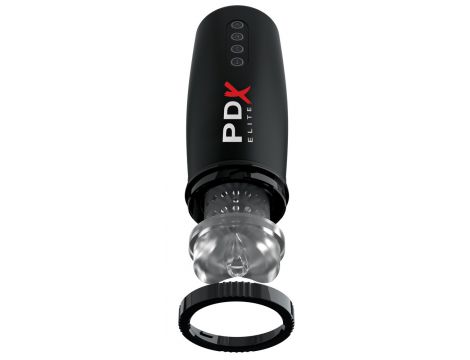 Masturbator PDX Elite Motobator 2 wibrujący z ssaniem USB 23 cm - 10