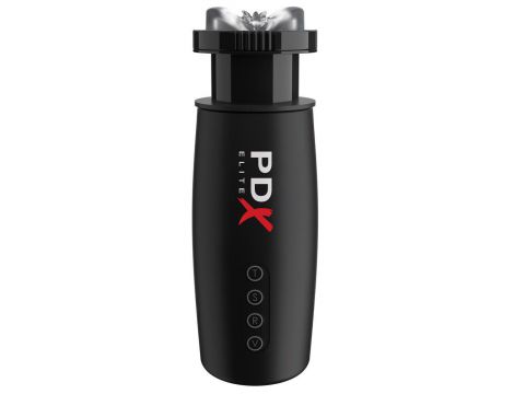 Masturbator PDX Elite Motobator 2 wibrujący z ssaniem USB 23 cm - 9
