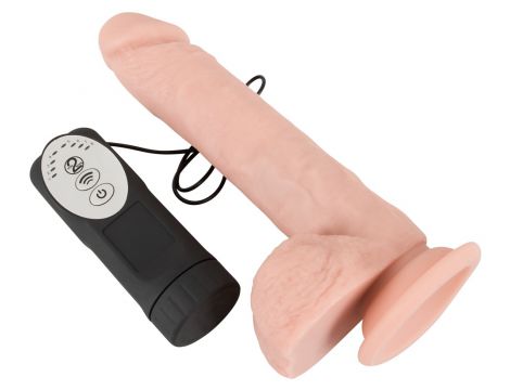 Wibrator realistyczny Medical Silicone z pchaniem 21 cm - 12