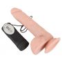 Wibrator realistyczny Medical Silicone z pchaniem 21 cm - 13