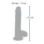 Wibrator realistyczny Medical Silicone z pchaniem 21 cm - 17