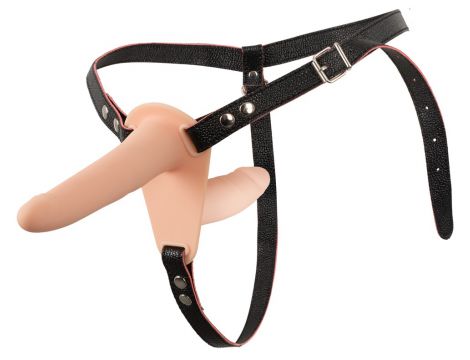 Vibrating Double Strap-On - 6