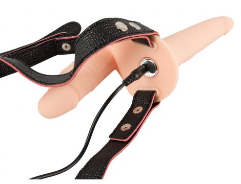 Vibrating Double Strap-On - 15