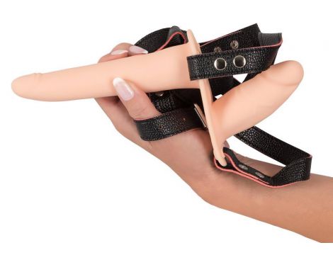 Vibrating Double Strap-On - 10