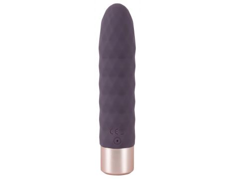 Wibrator Diamond Vibe z falami silikonowy USB 15 cm - 6