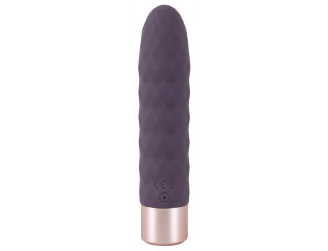 Wibrator Diamond Vibe z falami silikonowy USB 15 cm - 5