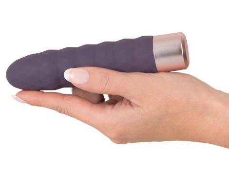 Wibrator Diamond Vibe z falami silikonowy USB 15 cm - 7