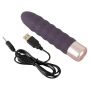 Wibrator Diamond Vibe z falami silikonowy USB 15 cm - 13