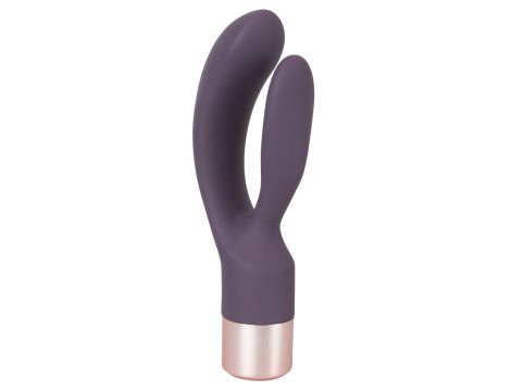 Wibrator króliczek Elegant Series podwójny silikonowy USB 15,2 cm - 3