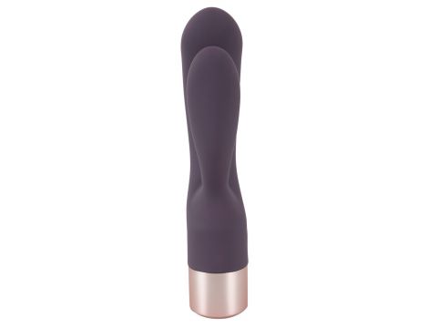 Wibrator króliczek Elegant Series podwójny silikonowy USB 15,2 cm - 7