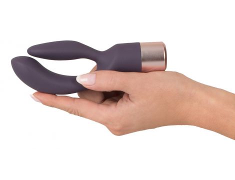 Wibrator króliczek Elegant Series podwójny silikonowy USB 15,2 cm - 9