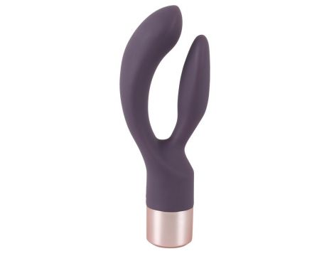 Wibrator króliczek Elegant Series podwójny silikonowy USB 15,2 cm - 6