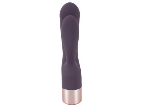 Wibrator króliczek Elegant Series podwójny silikonowy USB 15,2 cm - 8