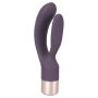 Wibrator króliczek Elegant Series podwójny silikonowy USB 15,2 cm - 4