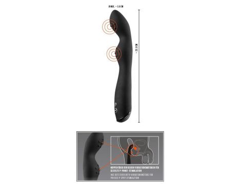 Wibrator silikonowy Rebel P Spot 23,5 cm - 15