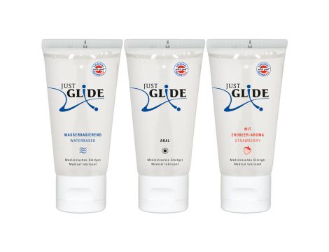 Zestaw lubrykantów Just Glide Waterbased Anal Toys 3x200ml - 2