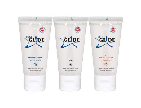 Zestaw lubrykantów Just Glide Waterbased Anal Toys 3x200ml - 5